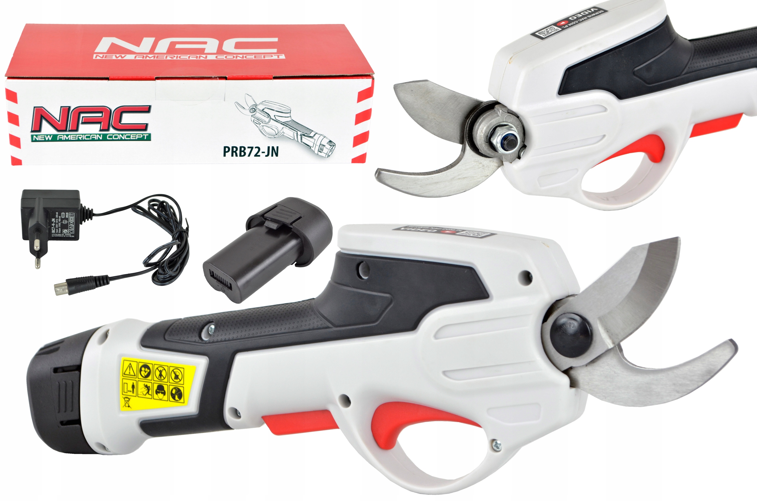 NAC akumulátorové elektrické nožnice 4 cm 7,2 V
